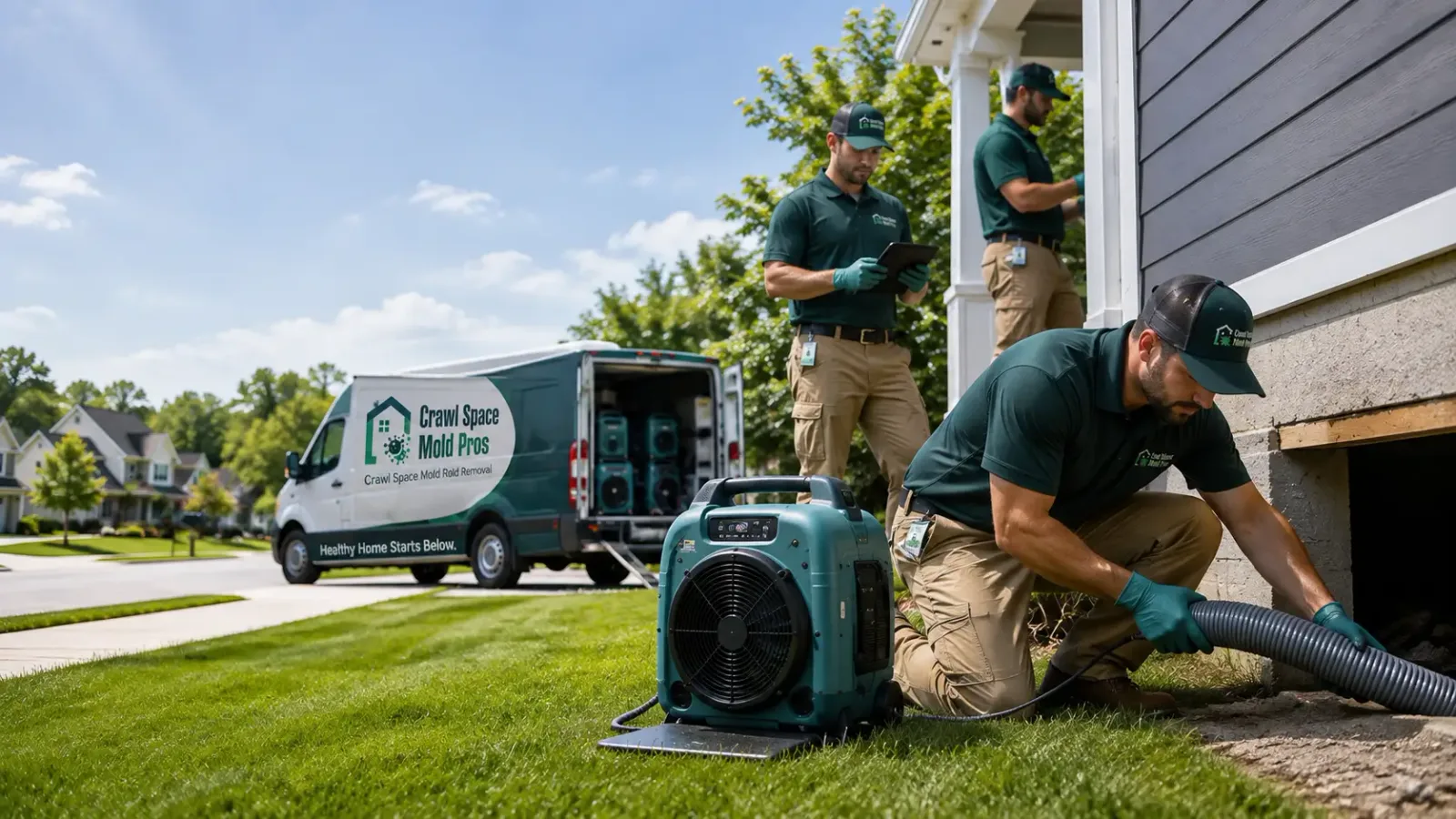 Crawl Space Mold Removal in James City, PA